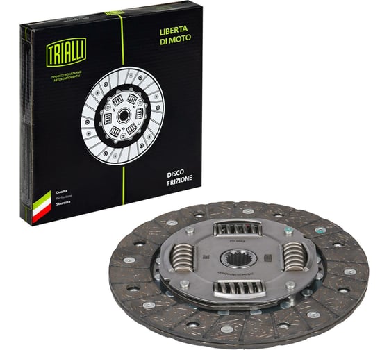 Диск сцепления ведомый для автомобилей Peugeot 206 /307 /308 1.4i/1.6i TRIALLI FD 2003 1