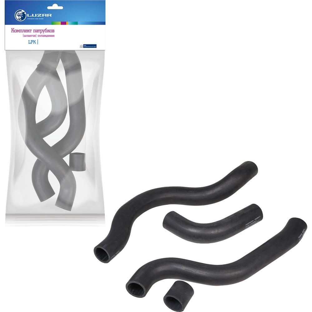 Комплект патрубков охлаждения для автомобилей Лада 2112 LUZAR LPK 0112 ...