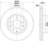 Диск тормозной для автомобилей Mazda CX-7 передний d=296 TRIALLI DF 250114 1