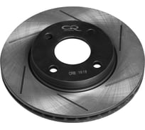 Диск тормозной высокоуглеродистый с технической выточкой и окраской передний левый для автомобилей Ford Fiesta d=258 4*108 TRIALLI CRB 1019