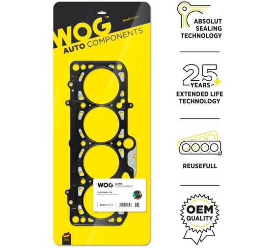 Прокладка ГБЦ WOG Audi A4/ VW Golf 1.6 96 WGP31004
