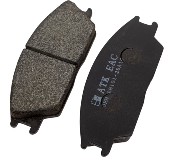 Комплект передних автомобильных тормозных колодок 058110, 4 шт, Hyundai Accent, Getz (TB), Lantra II, Santa Fe АТК АТК058110