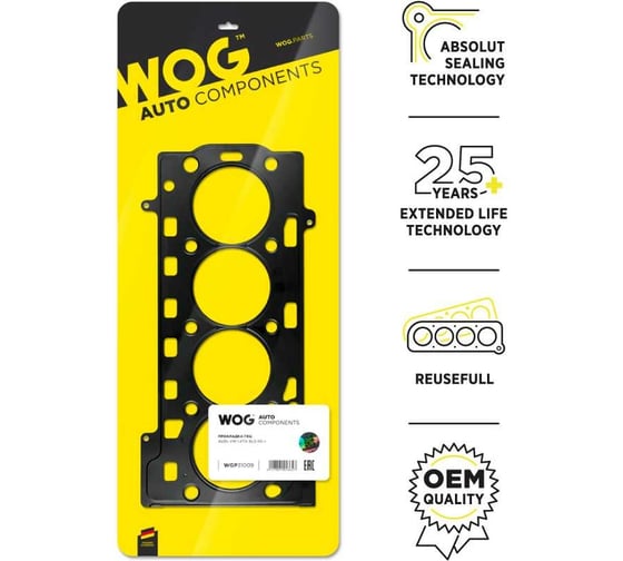 Прокладка ГБЦ WOG Audi, VW 1.4tsi blg 05 WGP31009
