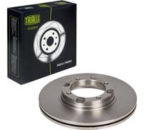 Диск тормозной TRIALLI для автомобилей Hyundai Accent (94-) TagAZ передний d=242 (2 шт.) DF 084101