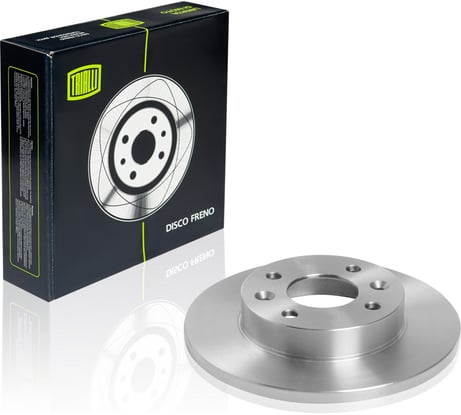 Диск тормозной TRIALLI для автомобилей Renault Logan (04-) без ABS передний d=238 (2 шт.) DF 095101