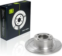 Диск тормозной TRIALLI для автомобилей Лада 2101 передний d=252,2 с технологической выточкой (2 шт.) DF 325