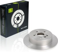 Диск тормозной TRIALLI для автомобилей Toyota RAV4 (00-) / Chery Tiggo T11 (06-) / FL (13-) 1.6i / 3 (16-) 1.6i задний d=303 (2 шт.) DF 190404