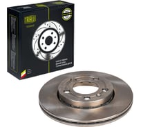 Диск тормозной TRIALLI для автомобилей Skoda Fabia (99-) / VW Polo (01-) передний d=239 (2 шт.) DF 180127