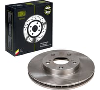 Диск тормозной TRIALLI для автомобилей Toyota Mark II/Chaser/Cresta X100 (96-) передний d=275 окрашенный (2 шт.) DF 190114