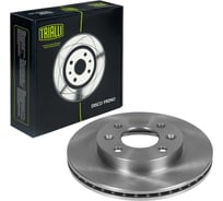 Диск тормозной TRIALLI для автомобилей Renault Clio (90-) / Kangoo (97-) передний d=238 (2 шт.) DF 095104