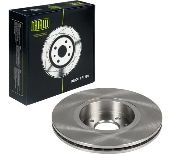 Диск тормозной передний для автомобилей Renault Megane II /Clio III d=280 TRIALLI DF 095105