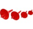Воронка пластмассовая 4 шт, D50, 75, 95 и 115 мм REDMARK RM834 2