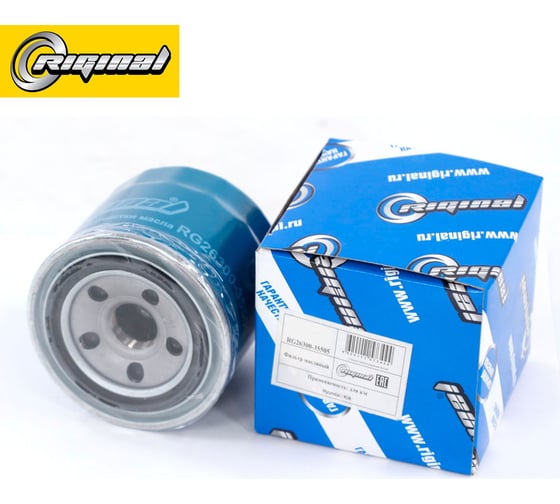 Фильтр масляный для а/м Hyundai Accent, Getz, Solaris, Elantra, Tucson, Kia Cerato, Rio, Mitsubishi Riginal RGW81180