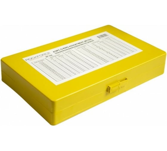 Набор колец уплотнительных метрических 419 шт ROCKFORCE RF-729(48285)