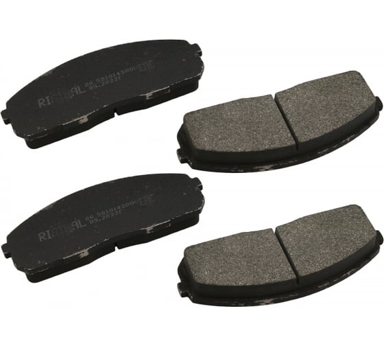 Колодка тормозная передняя для а/м Hyundai Porter 2/H1/Starex/Н100 4 шт Riginal RG581014FA00 1