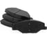 Колодка тормозная передняя для а/м VW Polo Sedan (RUS) 10>, Skoda Fabia (5J) 10> 4 шт Riginal RG6RU698151A 1