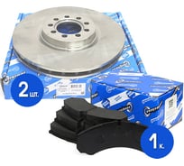 Диски тормозные с колодками передние комплект для а/м Iveco Daily III 290 мм Riginal RGDF4984SKIT