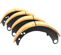 Колодка тормозная задняя для а/м ГАЗ-3307, 3306, 3309, ПАЗ-3205 4 шт Riginal RG3307-3502090-kit