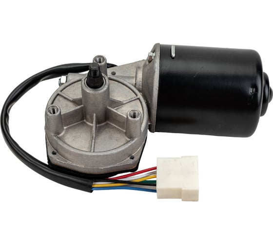Мотор стеклоочистителя ГАЗ 3309/КАМАЗ/УРАЛ СЛ351 (24V; 7/2W) VOLTON VLT16-3730