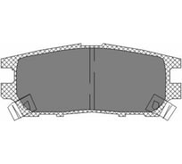 Тормозные колодки комплект 4 шт SCT SP202
