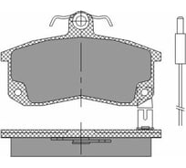 Тормозные колодки комплект 4 шт SCT SP216