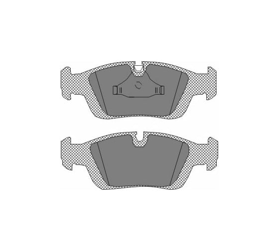 Тормозные колодки комплект 4 шт SCT SP164