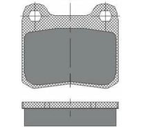 Тормозные колодки комплект 4 шт SCT SP200