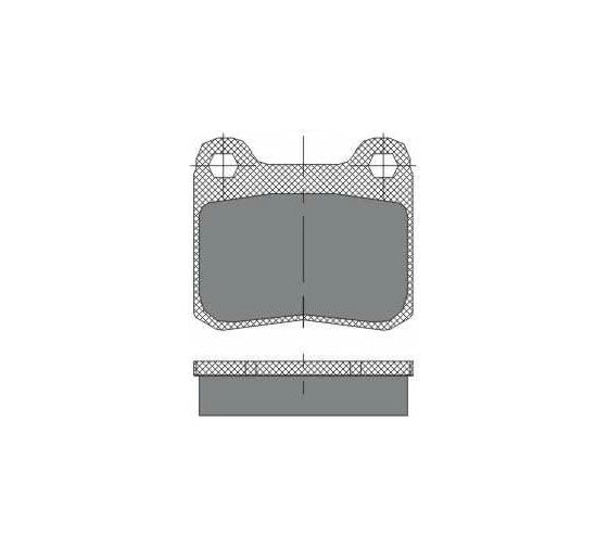 Тормозные колодки комплект 4 шт SCT SP200 1