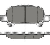 Тормозные колодки комплект 4 шт SCT SP401