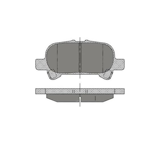 Тормозные колодки комплект 4 шт SCT SP401