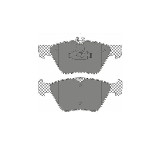 Тормозные колодки комплект 4 шт SCT SP254 1