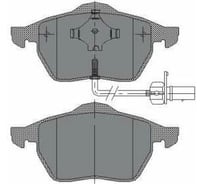 Тормозные колодки комплект 4 шт SCT SP259
