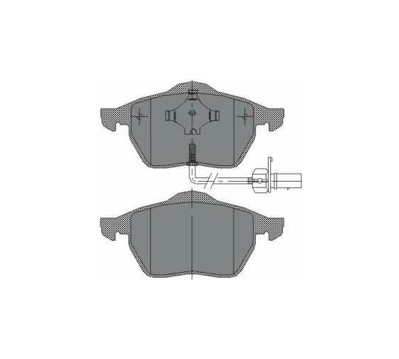 Тормозные колодки комплект 4 шт SCT SP259