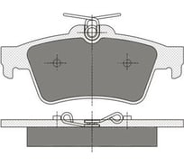 Тормозные колодки комплект 4 шт SCT SP357