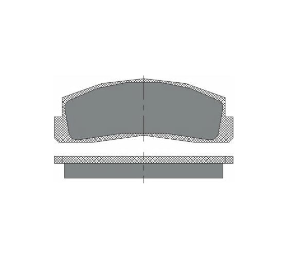 Тормозные колодки комплект 4 шт SCT SP179 1