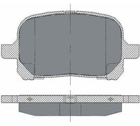 Тормозные колодки 4 шт SCT SP274