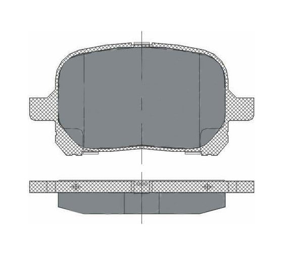Тормозные колодки 4 шт SCT SP274 1