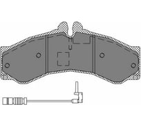 Тормозные колодки комплект 4 шт SCT SP132