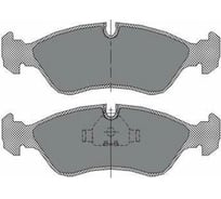 Тормозные колодки 4 шт SCT SP122