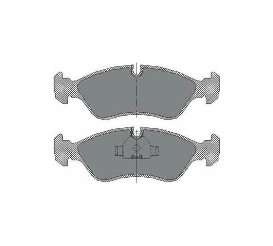 Тормозные колодки 4 шт SCT SP122 1