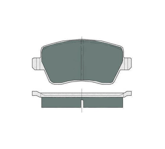Тормозные колодки 4 шт SCT SP383