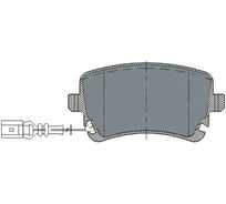 Тормозные колодки 4 шт SCT SP288