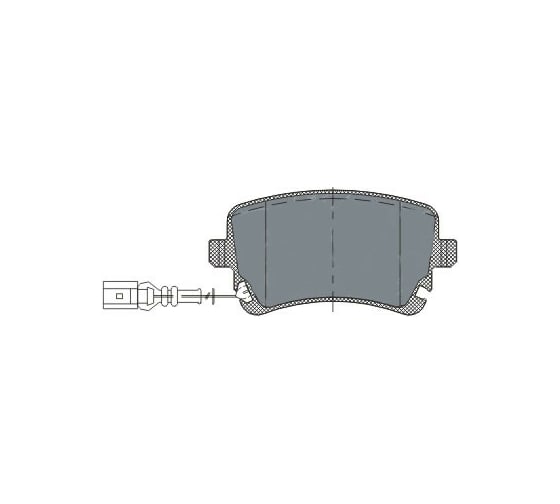 Тормозные колодки 4 шт SCT SP288