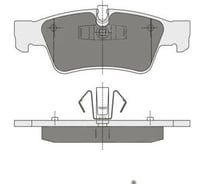 Тормозные колодки 4 шт SCT SP353