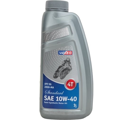 Масло для четырехтактных двигателей jaso-ma 4t 10w40 standart 1 л, п/с LUXE 123 1