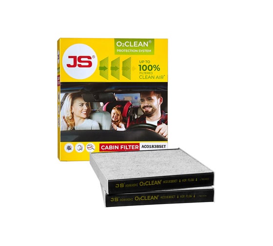 Антибактериальная система очистки воздуха JS Asakashi, комплект 2 шт AC0183BSET_JS