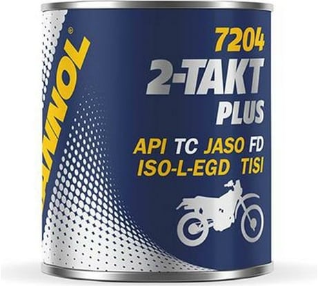 Масло моторное полусинтетическое 2-ТAKT PLUS 0.1 л, для 2Т двигателей (Metal) MANNOL 1405