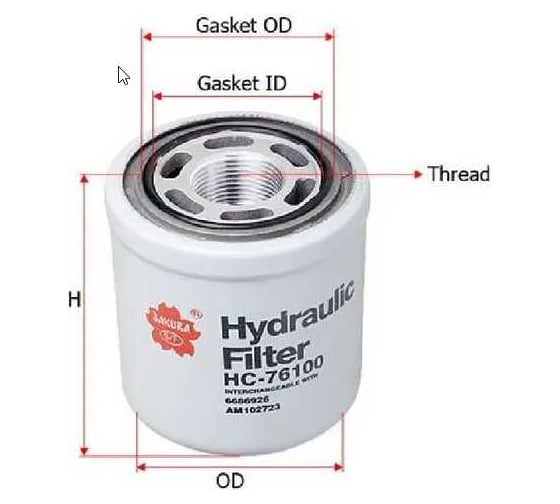 Фильтр гидравлический Sakura HC76100