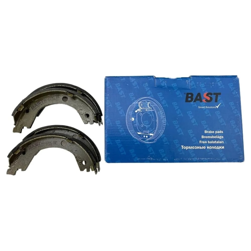 Колодка стояночного тормоза 4 шт для ГАЗ С41R92 NEXT 4.6 т BASTCLUTCH ...