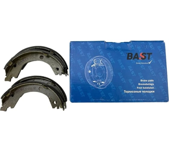 Колодка стояночного тормоза 4 шт для ГАЗ С41R92 NEXT 4.6 т BASTCLUTCH BC-229C